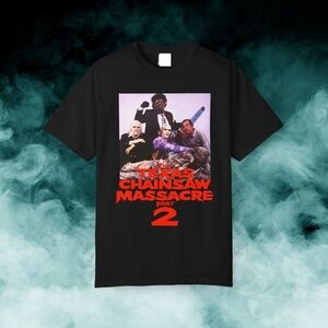 The Texas Chainsaw Massacre 2 Horror Movie T-shirt